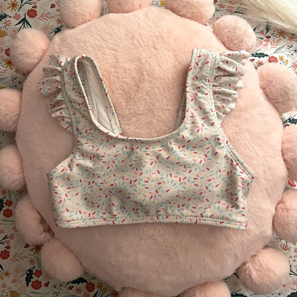 Art Class bikini top with sprinkles size XS 4/5